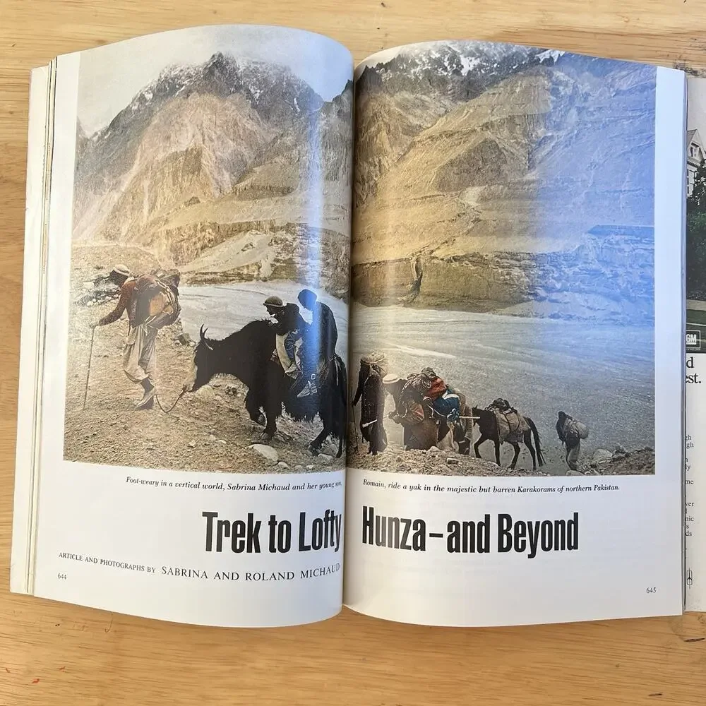 Vintage National Geographic November 1975 Magazine Christopher Columbus Hunza